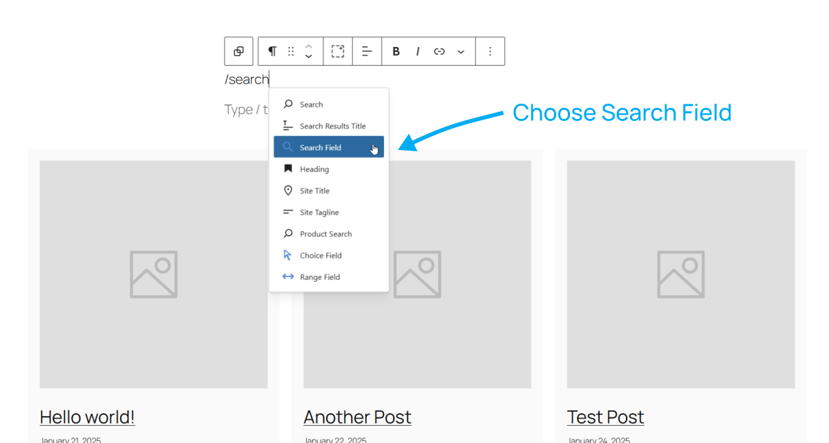GenerateBlocks - Search & Filter Pro